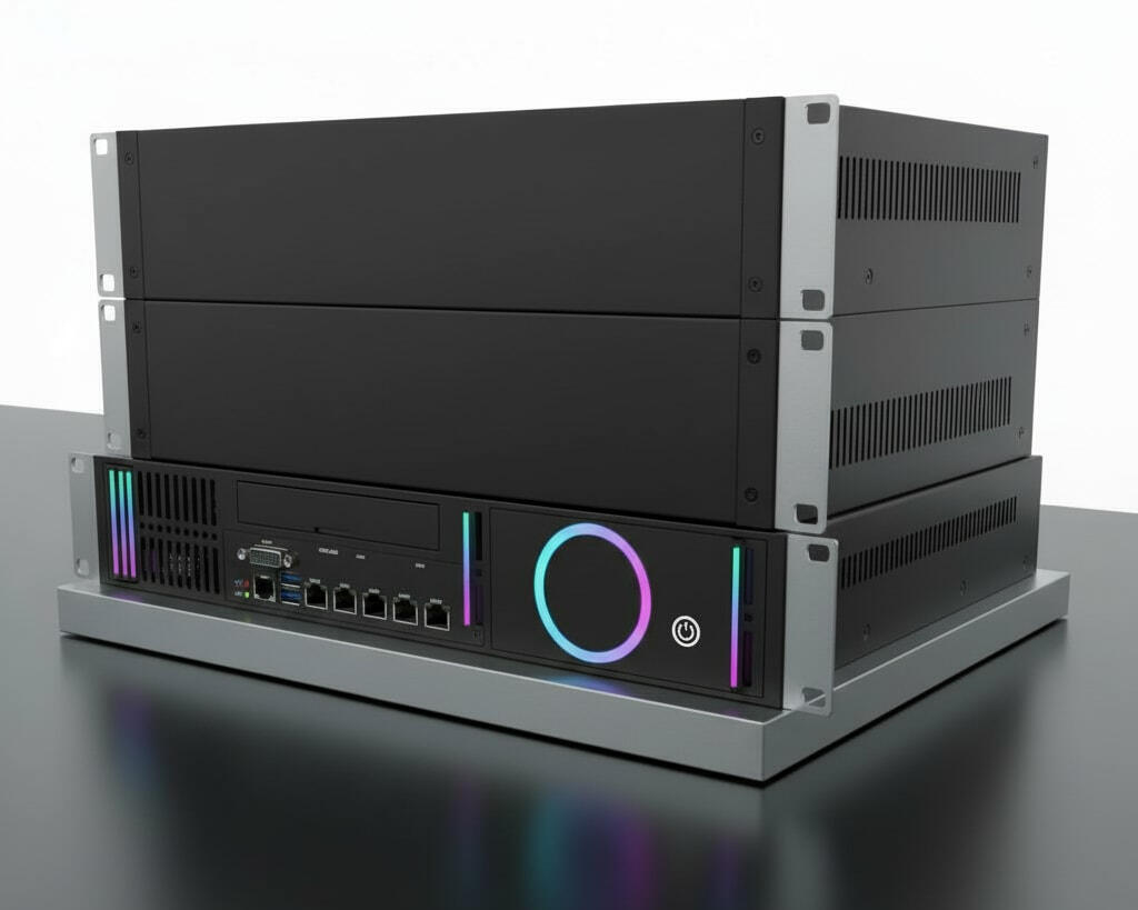 tekcesta concept design, appears as a futuristic, sci-fi style server PC chassis, with two expansion modules, and is not a mass-market product you can purchase off the shelf. Yet.